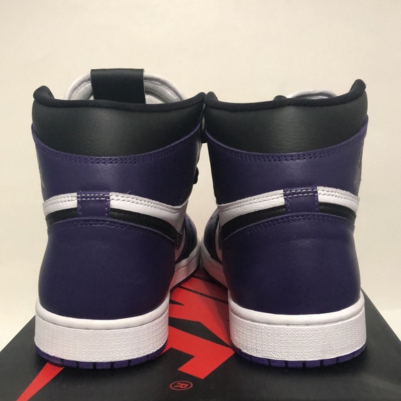 Nike Air Jordan 1 Retro High OG Court Purple 2.0 Shoe Men's Size 10 555088-500 - Picture 5 of 9